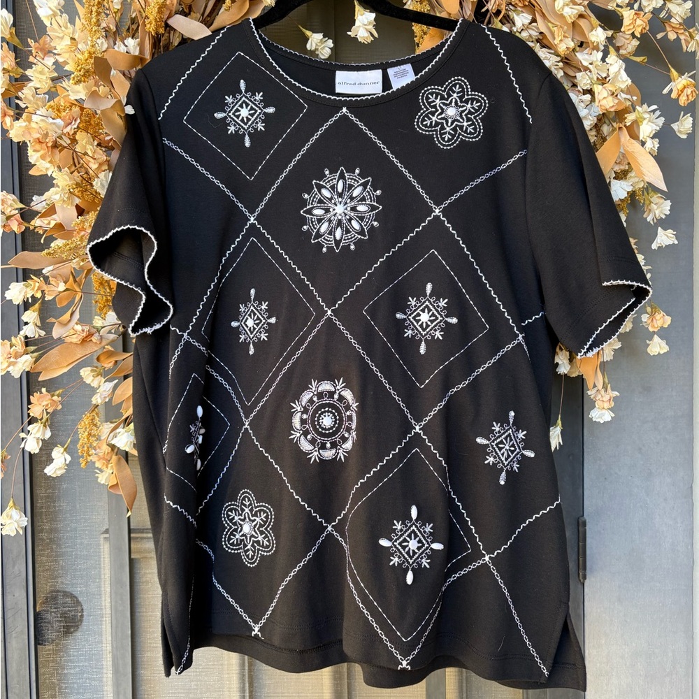 Alfred Dunner Blouse with Beads